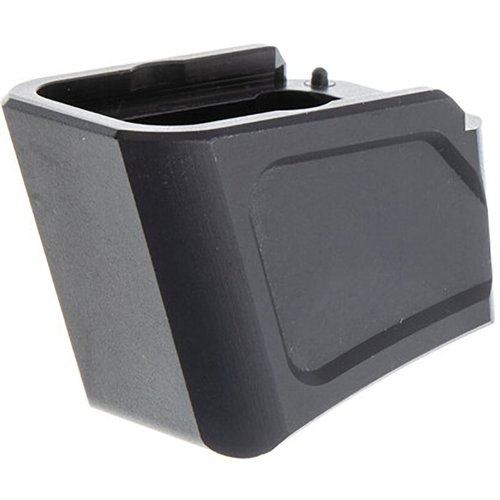 Aumenta la capacidad de tu Glock 17/19X/22/34/35/45 con la extensión MKI de Tyrant CNC, que agrega 6 balas de 9mm y se instala en segundos sin herramientas.