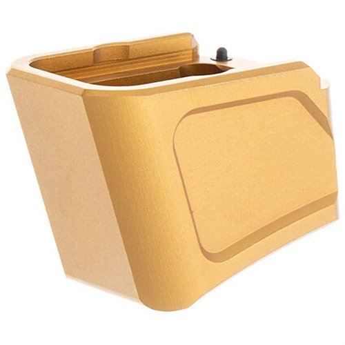 Aumenta la capacidad de tu Glock 19/23/26 en 5 balas, fácil instalación sin herramientas y construcción duradera en aluminio. ¡Mejora tu control y rapidez!