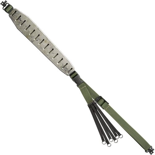 La Correa de Caza Quake Claw 2.0 te permite llevar tus patos y escopeta con las manos libres, gracias a su correa de goma y sistema de sujeción con hebilla.