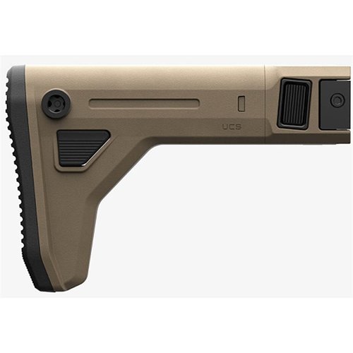 El UCS de MAGPUL ofrece ajuste de longitud de tiro, altura de mejilla reversible y compatibilidad con diversas plataformas, ¡ideal para cualquier tirador!