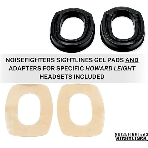 Mejora tu comodidad con los SIGHTLINES Gel Ear Pad Adapter Plates: diseño para gafas, aislamiento acústico superior y compatibilidad con múltiples cascos.
