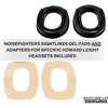 Mejora tu comodidad con los SIGHTLINES Gel Ear Pad Adapter Plates: diseño para gafas, aislamiento acústico superior y compatibilidad con múltiples cascos.