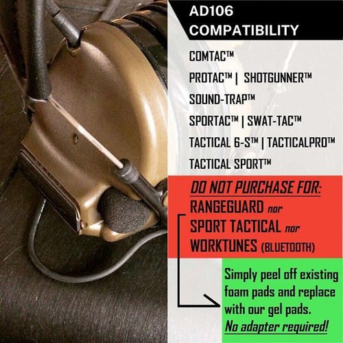 Mejora tu comodidad con los SIGHTLINES Gel Ear Pad Adapter Plates, perfectos para usuarios de gafas, con aislamiento superior y fácil instalación en varios cascos.