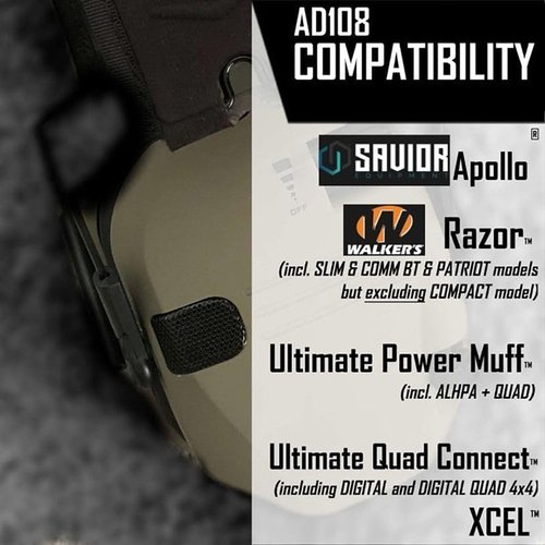 Mejora tu comodidad con los adaptadores de almohadillas de gel SIGHTLINES, perfectos para gafas y compatibles con la mayoría de los auriculares Walker.