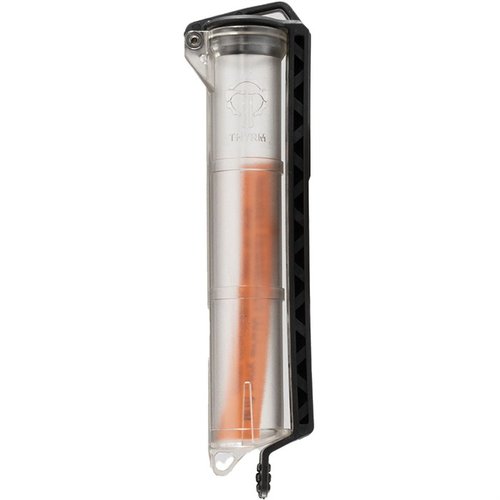 El CellVault Battery Storage es compacto, impermeable y organiza hasta 3 baterías CR123, 4 AAA y equipo de supervivencia, ¡ideal para tus aventuras!