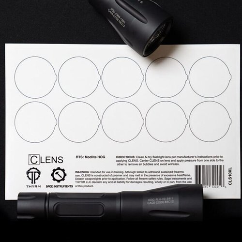 Protege las lentes de tus linternas y luces de armas con CLENS, fácil de usar y retira la suciedad en segundos para mantener la máxima claridad.