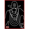 BIRCHWOOD CASEY DIRTY BIRD GUNSLINGER SILHOUETTE 12 X 18" TARGET 6 PACK