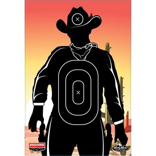 Los objetivos BIRCHWOOD CASEY Dirty Bird Gunslinger Skyline 12 x 18