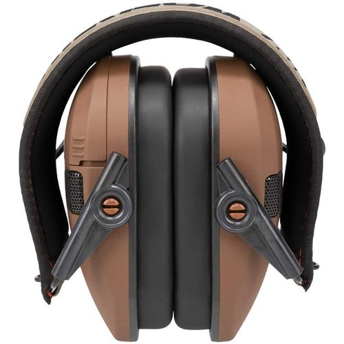 Los Walkers Razor Slim Electronic Muffs son compactos, plegables y ofrecen 23 dB de reducción de sonido, ideales para un ajuste perfecto al disparar.