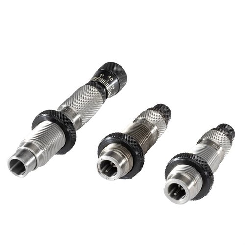 El set de dies Type-S Elite de Redding te ofrece control preciso de la tensión del cuello y mejoras en la consistencia y precisión de tus municiones.