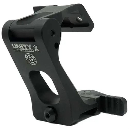 El montura 2.91 FTC de GBRS GROUP permite un fácil acceso a la magnificación sin obstruir la vista, con un mecanismo simple y materiales ligeros.