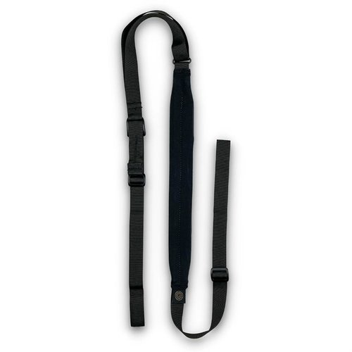 La Sling SBS de GBRS es ligera (2.7 oz), ajustable, con comodidad ergonómica y opciones de sujeción simple/doble, ideal para un rendimiento personalizado.