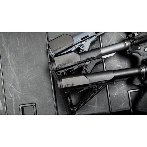 El Valkyrie Cheek Riser de GBRS GROUP se adapta a los stocks CTR, MOE y DT, ofreciendo tres alturas y fácil remoción sin herramientas. Ideal para tus entrenamientos.