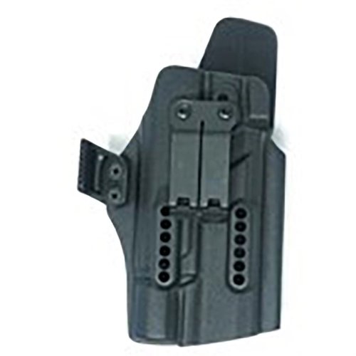 El X PRIORITY 1 IWB HOLSTER para SIG P320 ofrece ajuste de retención, clip discreto, y diseño abierto para cañones roscados, ideal para un porte oculto cómodo.