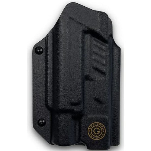 El X PRIORITY 1 OWB HOLSTER para Glock es ajustable, acepta cañones roscados y ópticas, y está fabricado en Boltaron para durabilidad y comodidad.