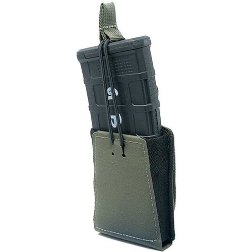 El pouch de revista GBRS Group es compatible con MOLLE/BELT, ofrece retención positiva y un acceso fácil, ideal para revistas de 7.62 y 5.56.
