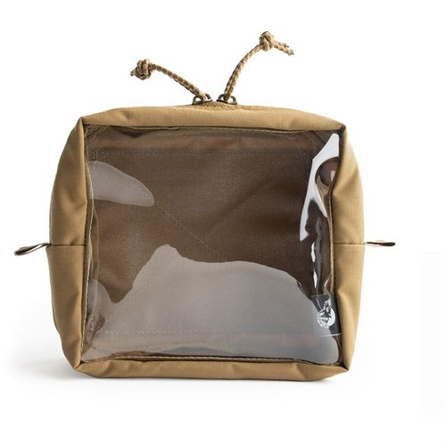 El Pouch Somewhere de SPIRITUS SYSTEMS es ideal para organizar tu equipo, con un diseño de hook and loop y una ventana clara para identificar su contenido.