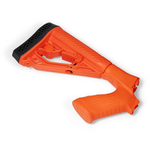 Mejora tu Remington 870 con la culata ajustable EX Performance, que ofrece comodidad, ajuste rápido y construcción de polímero duradero. Ideal para uso táctico.