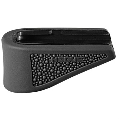 Mejora tu Glock 43 con el Hogue OverMolded Grip Extension Pad, que ofrece un agarre seguro, comodidad y protección durante recargas rápidas.