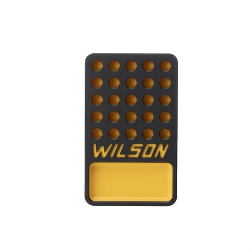El bandeja de recarga L.E. Wilson de 25 rondas es ideal para organizar tus cartuchos, con un diseño bajo, cup para balas y material resistente.