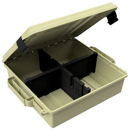 Transforma tu Ammo Crate con el divisor ajustable MTM: organiza, separa y asegura tu equipo en segundos, ¡sin herramientas y perfecto para cualquier carga!
