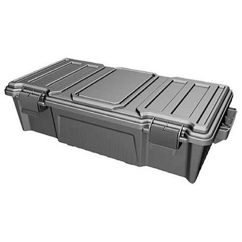 Organiza tu equipo con el TUGC Truck Underseat Gear Crate de MTM: almacenamiento oculto, capacidad de 19.2 qts y divisores removibles para flexibilidad.