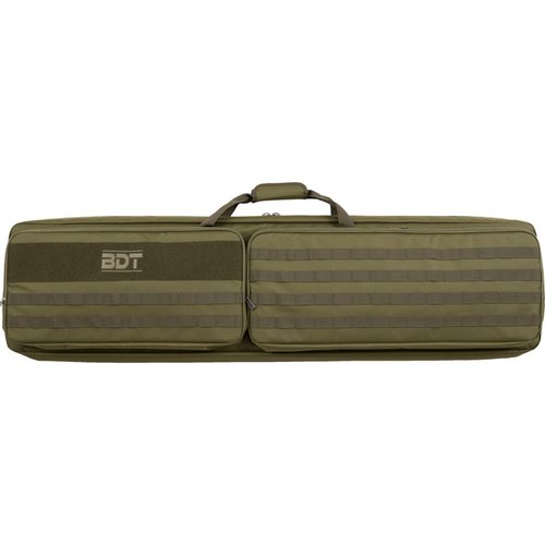 La funda táctica Ultra-Lite de 48" de Bulldog Cases ofrece protección ligera para rifles AR-15, con un bolsillo resistente al calor para supresores y fácil acceso.