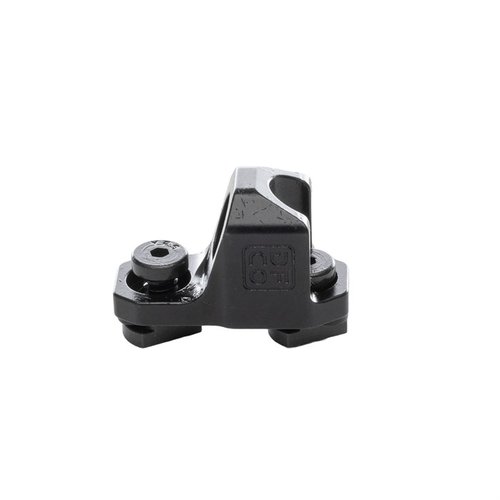El QD CUP BARRICADE STOP de DIE FREE CO es un robusto soporte que permite un rápido anclaje en barricadas, compatible con M-LOK™ y fabricado en acero inoxidable.