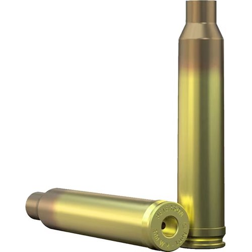 La PETERSON CARTRIDGE 300 WINCHESTER MAGNUM LONG BRASS ofrece consistencia, durabilidad y precisión, ideal para rifles de precisión y caza a larga distancia.