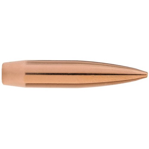 Los balas MatchKing 6.5mm de Sierra son ideales para competición, con precisión excepcional, diseño HPBT y bajo arrastre gracias a su forma boat tail.