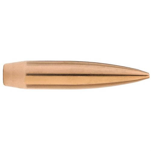 Los balas MatchKing® 6MM (0.243") HPBT de 107GR ofrecen un rendimiento balístico superior, ideales para competencias de rifle a largas distancias.