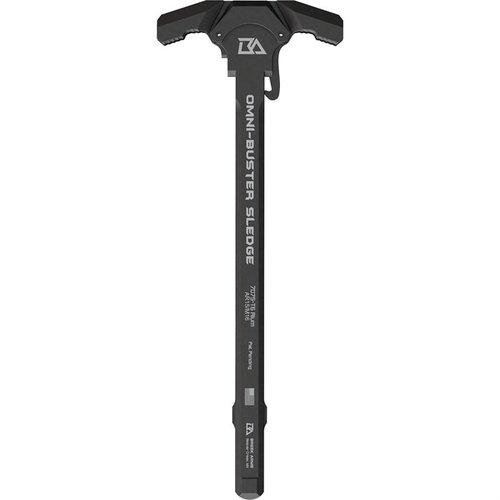 El Sledgehammer Omni-Buster para AR-15 ofrece un diseño ambidiestro, mitiga el gas, y está hecho de aluminio 7075-T6 para un uso intensivo sin complicaciones.