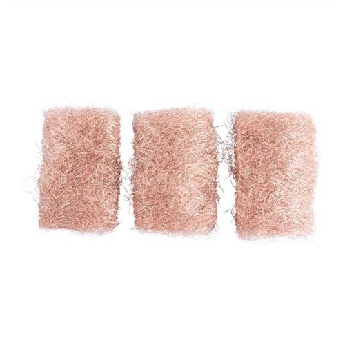 La lana de bronce #1 es ideal para trabajos delicados, no se oxida, es menos abrasiva que la lana de acero y no daña acabados en armas.