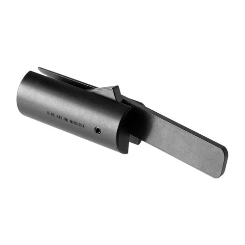 El REMINGTON BOLT DISASSEMBLY TOOL de KLEINENDORST permite desarmar rápidamente los cerrojos Remington, ya sea con el resorte relajado o amartillado, ¡rápido y seguro!