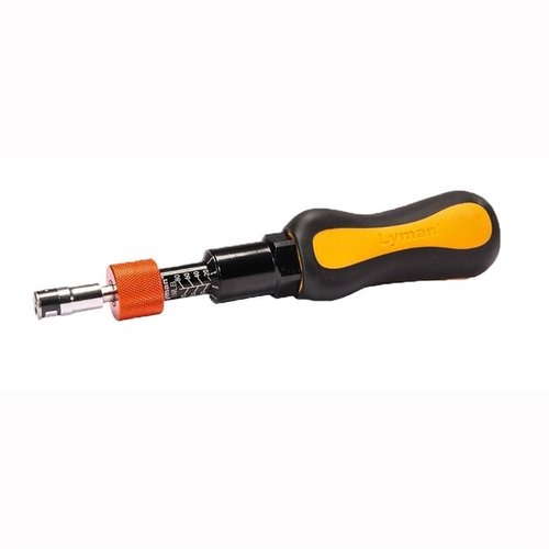 La Lyman Torque Wrench es ideal para asegurar que montes correctamente tus bases y anillas de mira, evitando daños y mejorando la precisión de tu arma.