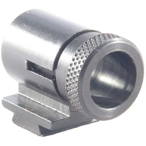 Disfruta de una mira delantera de acero de bajo perfil con 8 inserts intercambiables, perfecta para mejorar tu puntería en el campo de tiro.