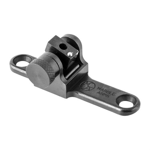 Mejora la precisión de tu rifle con la base para improved tang sight de Marble Arms, diseñada para un ajuste perfecto y una estabilidad superior en disparos.