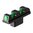 MARBLE ARMS COBRA/PYTHON FIBER OPTIC FRONT SIGHT, GREEN