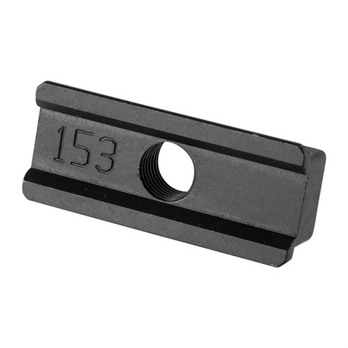 Las Slide Shoes de MGW son específicas para cada arma y funcionan con el MGW Sight Pro, asegurando un ajuste perfecto y un manejo seguro al cambiar miras.