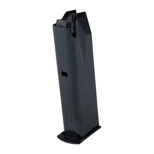 Disfruta de la durabilidad y calidad del RUGER® SEMI AUTO MAGAZINE de MEC-GAR, hecho de acero al carbono, sin costuras y tratado térmicamente.