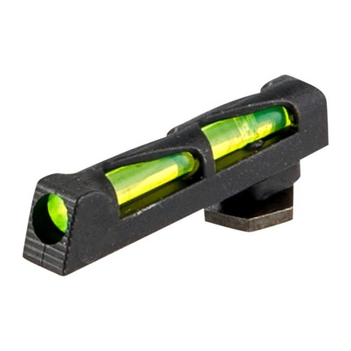 El LITEWAVE Front Sight de HIVIZ ofrece un diseño innovador que maximiza la durabilidad y la recolección de luz, asegurando la mejor visibilidad para tu Glock.