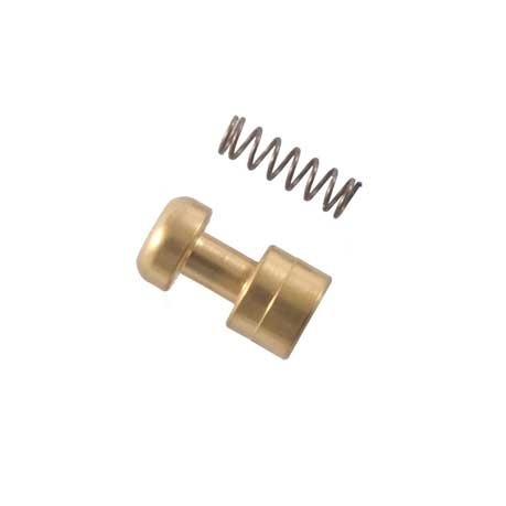 El TITANIUM SAFETY PLUNGER de LIGHTNING STRIKE reduce la masa para un disparo más ligero y suave, con recubrimiento de nitruro de titanio que disminuye la fricción.