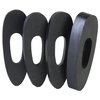 NECG 1/4" SPACER BLACK RUBBER