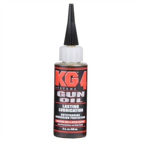 KG4 GUN OIL ofrece protección contra la corrosión y propiedades lubricantes excepcionales, sin sintéticos, ideal para una limpieza rápida y fácil.