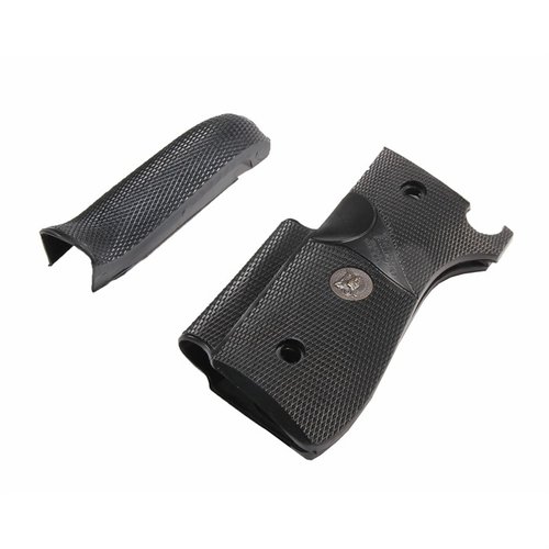 Las empuñaduras SIGNATURE GRIPS de PACHMAYR ofrecen un agarre antideslizante y envolvente, ideales para tiradores diestros y zurdos, sin modificar tu arma.