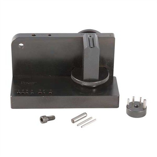 Ahorra tiempo y dinero con el SERIES I STONING FIXTURE, que permite ajustes precisos y repetibles para martillos y disparadores de varias armas.