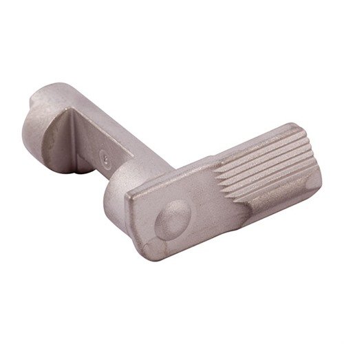 El TAKE DOWN LEVER de SIG SAUER en acabado nickel y dos tonos es perfecto para tus pistolas P220, P225, P226, P228, P229 y P245, mejorando su rendimiento.