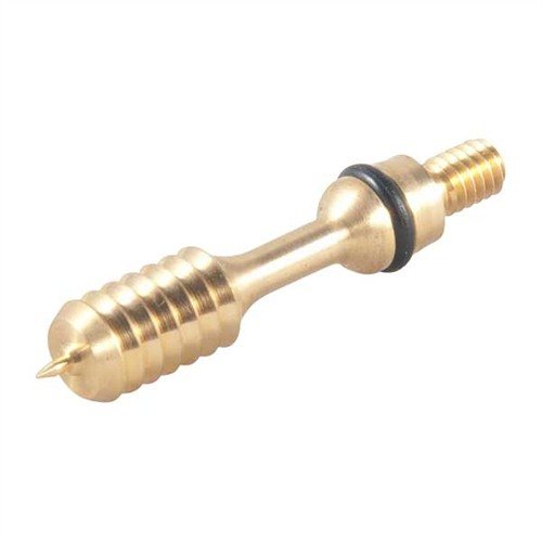 El PRO JAGS cuenta con un O-Ring de goma que protege el cañón y un jag de latón que sujeta firmemente los parches para una limpieza eficiente.