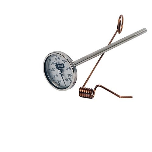 El termómetro de plomo RCBS te permite ver la temperatura óptima de vertido con precisión de +/- 1% y una escala de 1000°F, ¡ideal para tus proyectos!