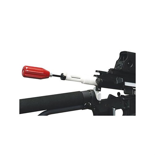 Los puertos de solvente Sinclair te permiten aplicar solvente sin ensuciar el rifle, adaptándose a guías de limpieza de calibres desde .17 hasta 8mm y 338.